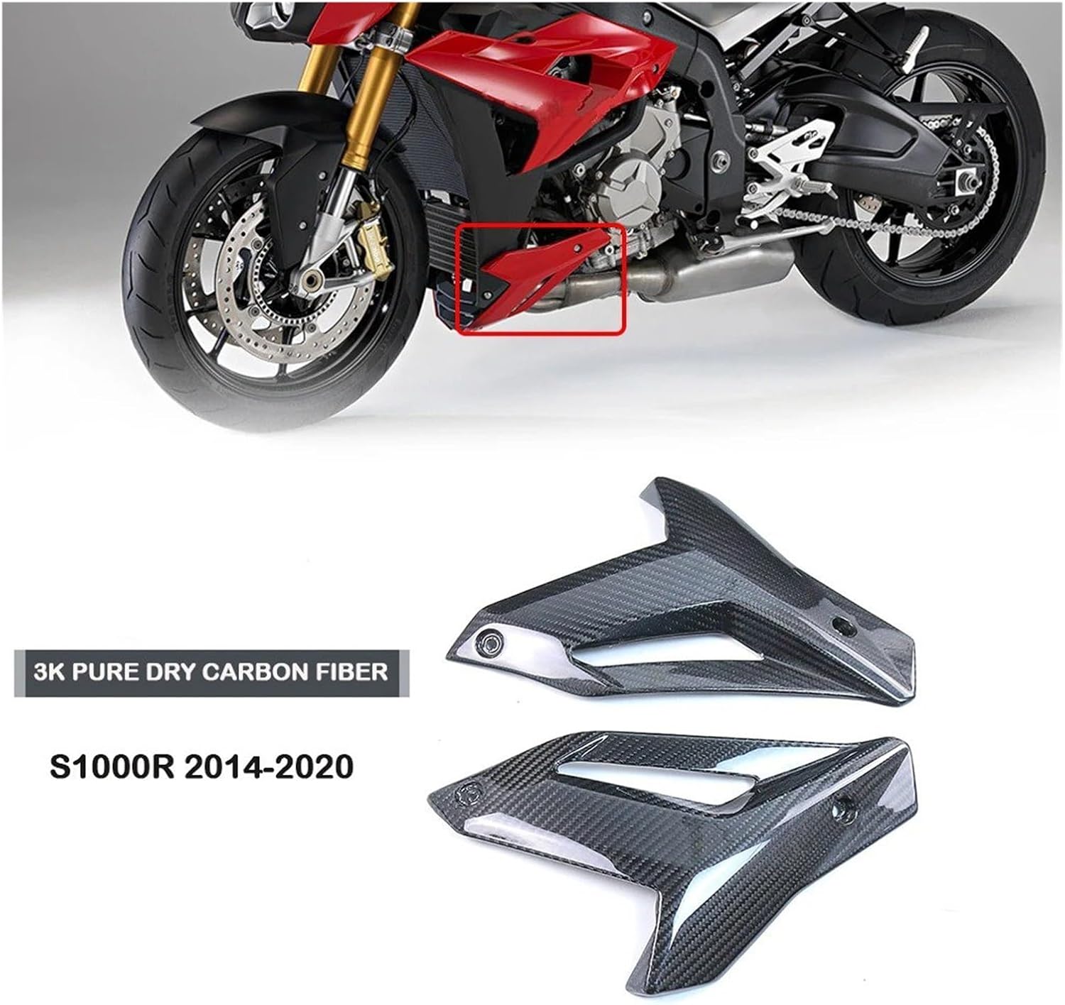 オートバイフロントスポイラー S1000R 2014-2020 オートバイ改造